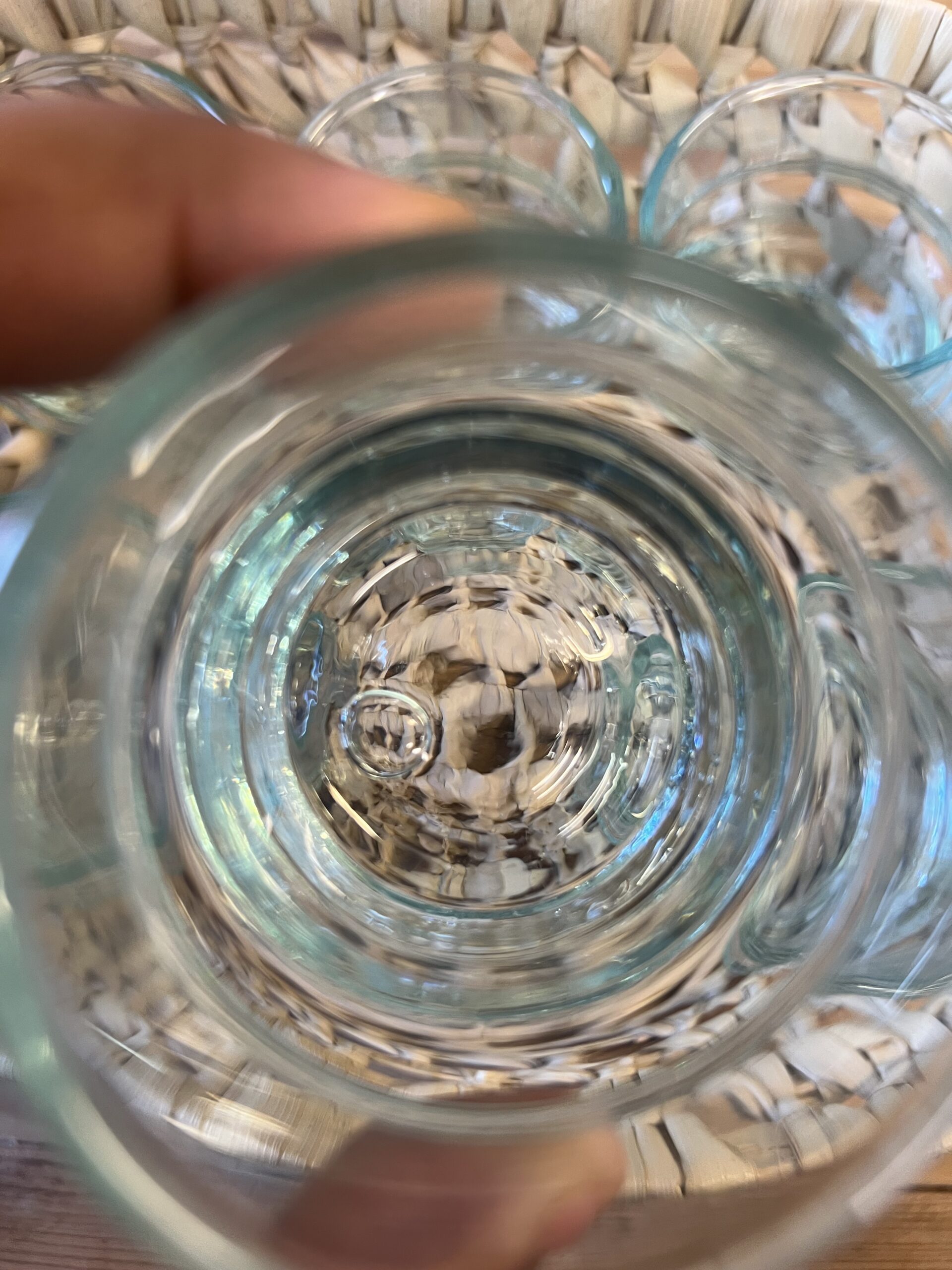 Lot de 6 mini-vérines en verre soufflé – Image 2